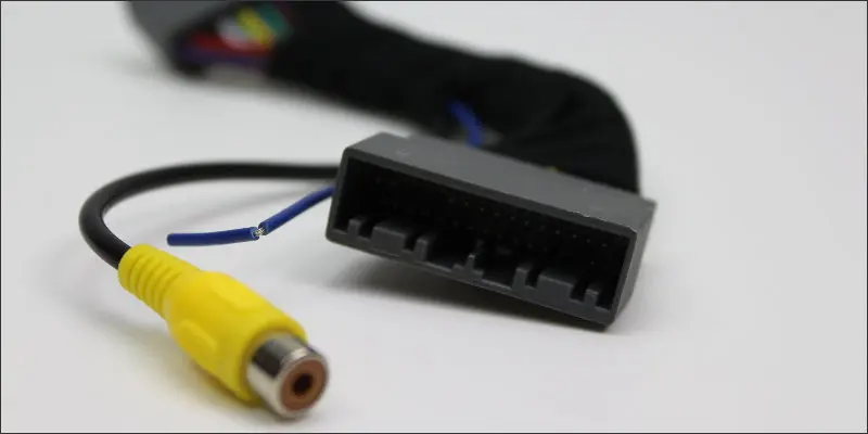 Liislee Adapter Wire Rear View Camera For Honda For CRV For CR-V 2012~2016 Car Connector Cable Original Video Input Switch RCA 9