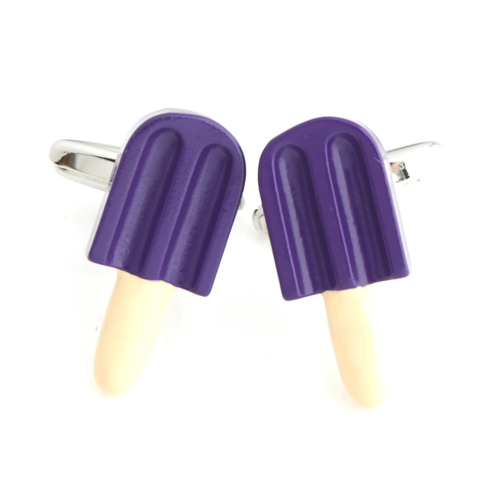 

YH-1889 New Novelty Ice-sucker, Coffee Food Cufflinks-Factory Direct Selling