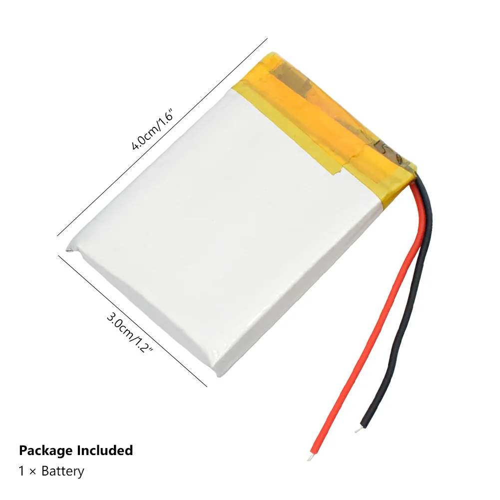 Модель 403040 3 7 v 450mAh литий ионная полимерная аккумуляторная батарея Li Po для