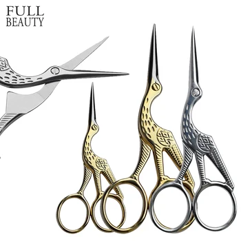 

Full Beauty Nail Art Cuticle Stainless Steel Scissor Remover Bird Style Cleaner Makeup Manicure Cutter Nail Tools CHXG9445/1150