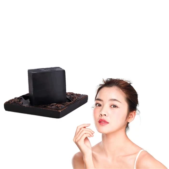

100% Natural Bamboo Charcoal Essential Oil Soap Whitening Skin Pigmentation Facial Bath Soap Relaxed And Firming Oil Control