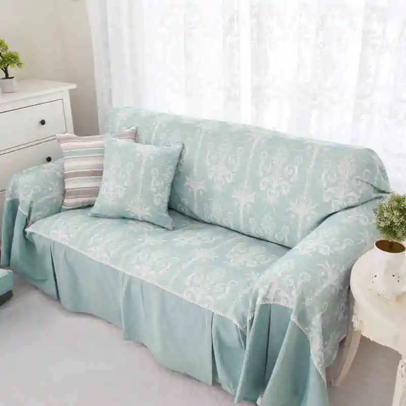 

New Single/Two/Three/Four-Seater Sofa Cover Cotton Slip-resistant Sofa Slipcover Couch Cover Living Room Sofa Towel Home Decor