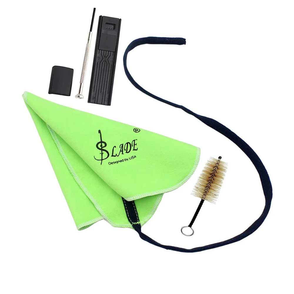 Saxophone Flute Cleaning Kit with Mouthpiece Brush Cleaning