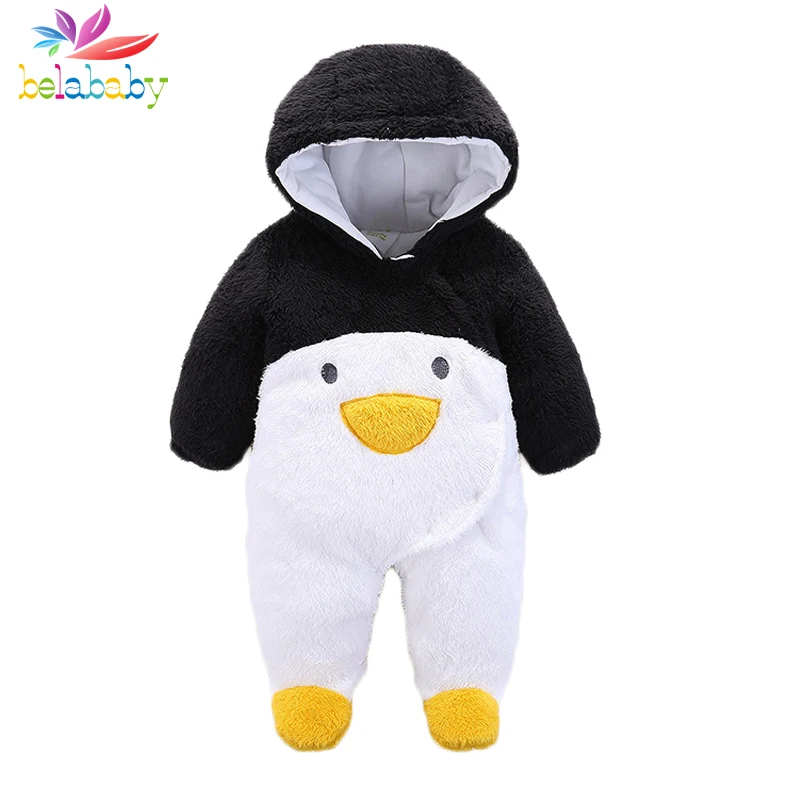 

Belababy Baby Romper Infant Boy Bear Romper Newborn Hooded Animal Clothes Toddler Cute Panda Romper Girl Jumpsuit Baby Costume