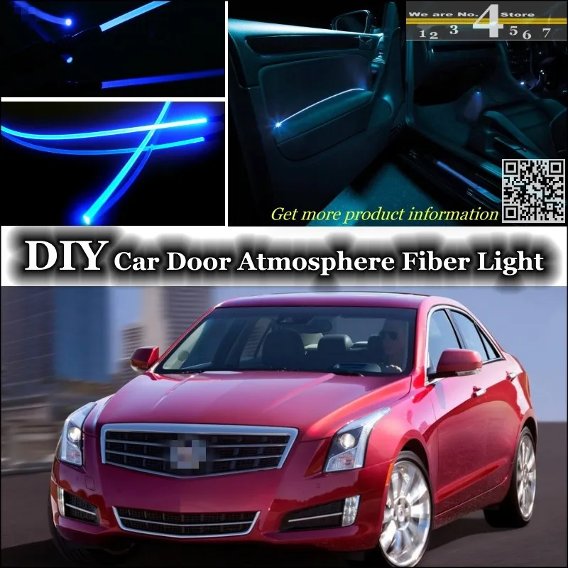 Us 20 09 20 Off For Cadillac Ats Interior Ambient Light Tuning Atmosphere Fiber Optic Band Lights Inside Door Panel Llumination Refit In Decorative