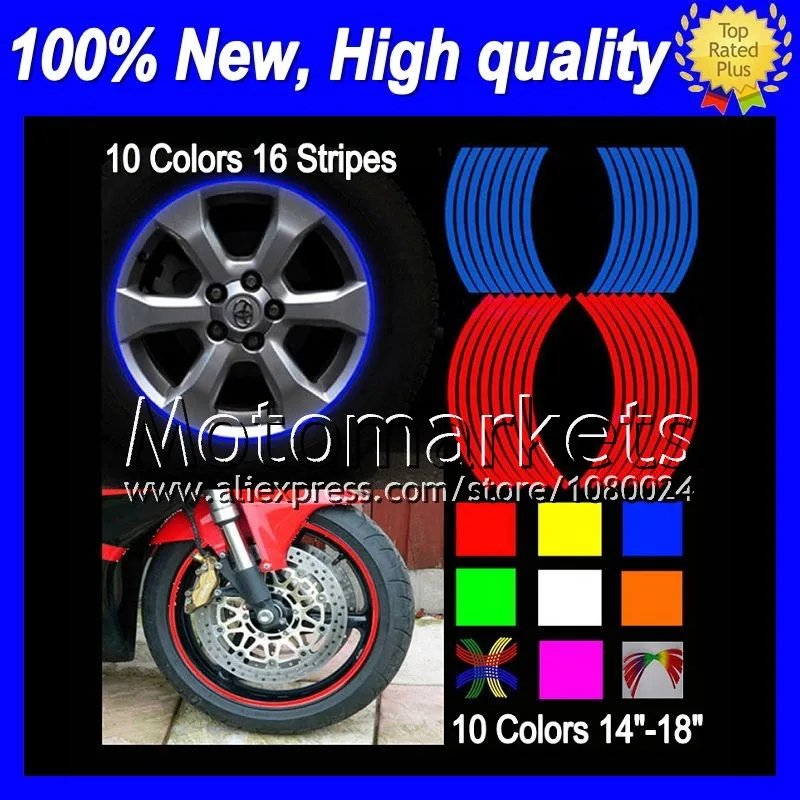 Обода колеса наклейки для DUCATI 749 999 05 - 06 S 749R 999R 2005 2006 4B215 обода стикер | Автомобили и