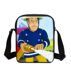 VEEVANV Малый Слинг сумки для мужчин женщин мода мультфильм Пожарный Сэм печатных через плечо Детская сумка-мессенджер повседневное