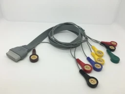 

Compatible New 16pin EDAN SE-2003/SE-2012 holter cable the 10 leads one piece ecg cable and snap holter leadwire