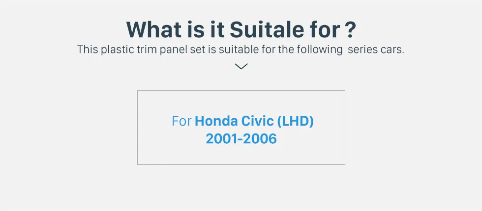 Harfey 2Din автомобиль радио Панель рамка накладка комплект приборной панели установка Панель для Honda Civic LHD2001 2002 2003 2004 2005 2006