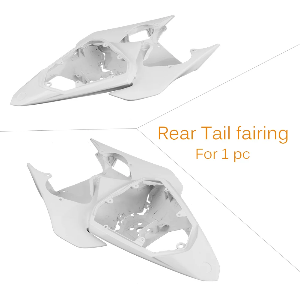 Durable Motorcycle Tail Rear Fairing For YAMAHA YZF R6 2003 2004 2005 Unpainted White 1PC