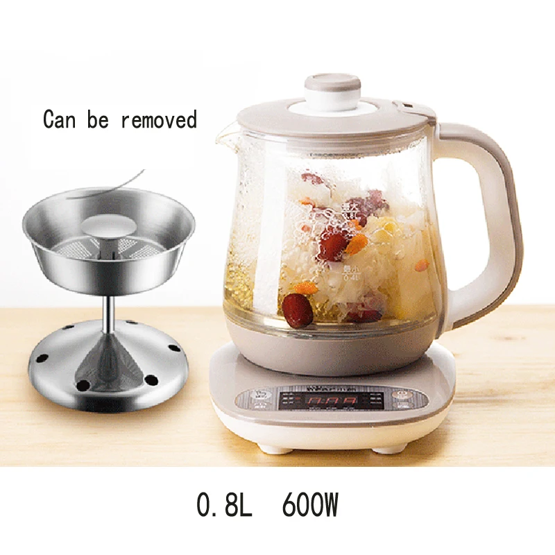 15% JA43 Thermal Insulation Electric Kettle Timed Glass Health Preserving Pot Flower Tea Brewer 0.8L Microcomputer Control цена 15% JA43 Thermal Insulation Electric Kettle Timed Glass Health Preserving Pot Flower Tea Brewer 0.8L Microcomputer Control цены онлайн