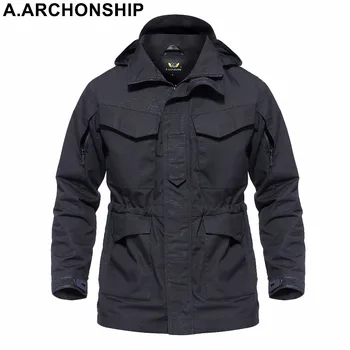 

M65 UK US Men Autumn Flight Pilot Coat Army Clothes Casual Tactical Hoodie Military Field Jacket Windbreaker Waterproof Jackets
