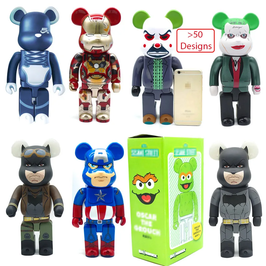 

Bearbrick Figure Collections Be@rbrick 400% Vinyl Action Figure Collectible Model Toys Gifts 28CM