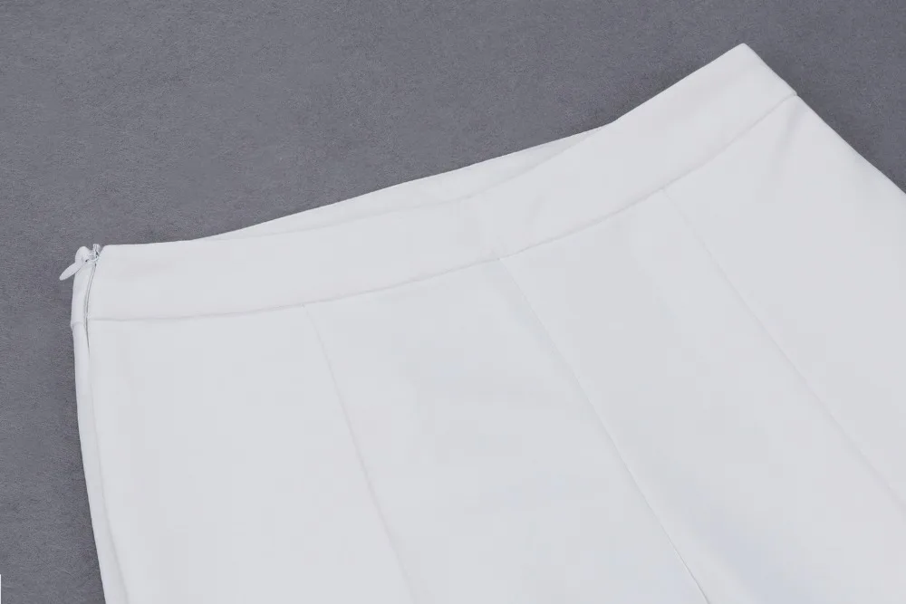 Новые зимние женские комплекты белая куртка с длинными рукавами и штаны 2 шт Набор Ночной выход знаменитостей вечерние женские комплекты