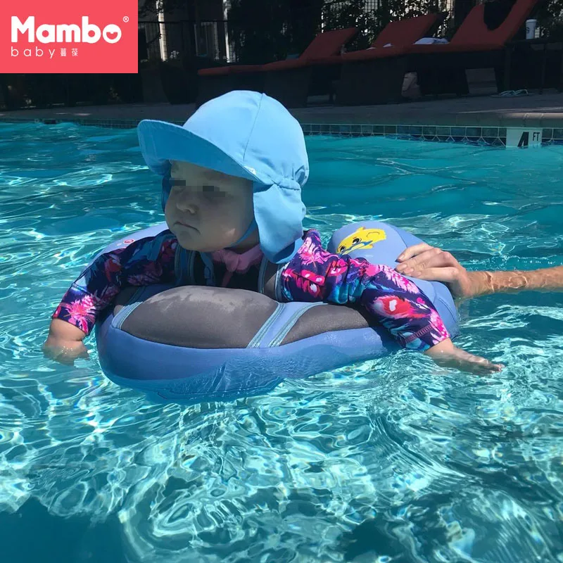 Mambo для маленьких детей мягкие однотонные ненадувные лежа Плавание ming круг для плавания дети талии круг для плавания Плавание аксессуары для тренеров