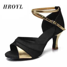 Новые Брендовые женские туфли для бальных танцев, танго, сальсы, латинских танцев, каблук 5 см и 7 см, wzsp803