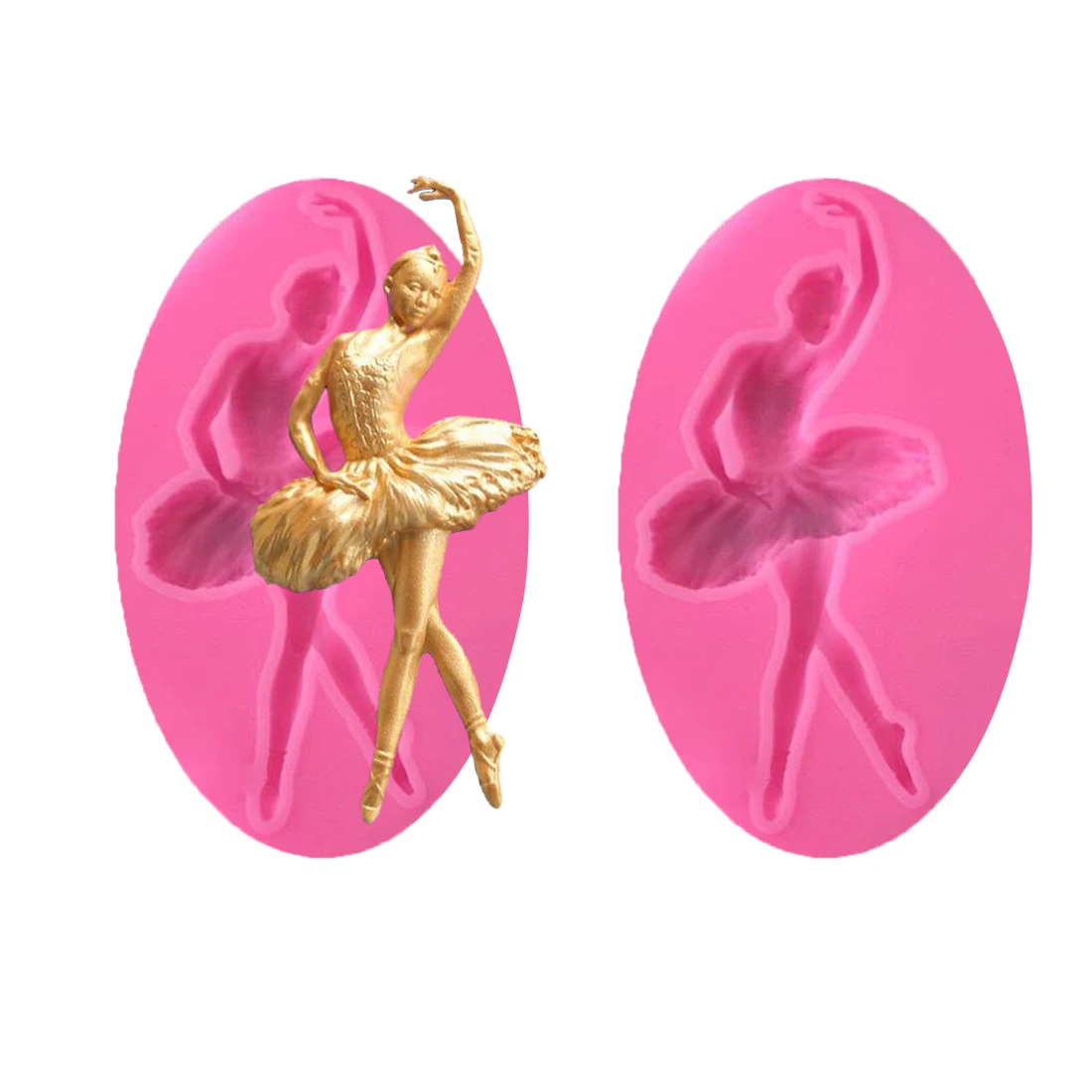 

Useful Ballet Dancer Silicone Mold Sugarcraft Fondant Mold Cake Decorating Tools Chocolate Gumpaste