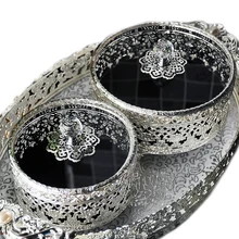 Metal Polishing Curve Jewelry Box European Ring Boxes Princess Earrings Bracelets Necklaces Organizer Zinc Alloy Storage Box