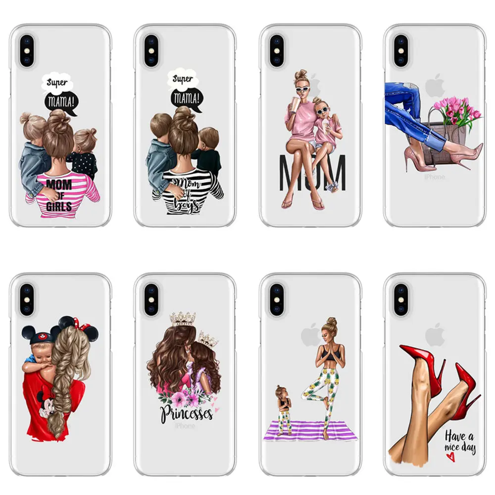 

Fashion Queen Classy Paris Girl Summer Travel Bikini Beach Soft Clear Phone Case For iPhone 8 7 7Plus 6 6S XS Max XR 5 5S SE