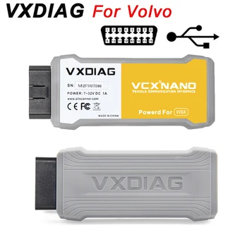 

For Volvo 2014D Vida Dice Pro VXDIAG VCX NANO OBD OBD2 Car Diagnostic Tool VCX for Volvo Vida 2014D Dice Scanner