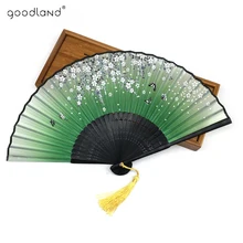 2016 Japan Silk Dance Fan Hand Fan bamboo folding Fan butterfly Flower Asian Pocket Fan afc asian cup 2019 japan turkmenistan
