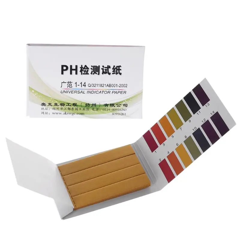 1-14 PH Tropical Aquarium Cold Water Fish Tank Testing Kit 80 Test Paper Dec-26A