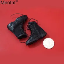 Mnotht 1/6 MA1006 덴버 컴뱃 부츠 완구 블랙 슈즈 모델 액세서리 12in Soldier Body Action Figure Cllection Gift m3n