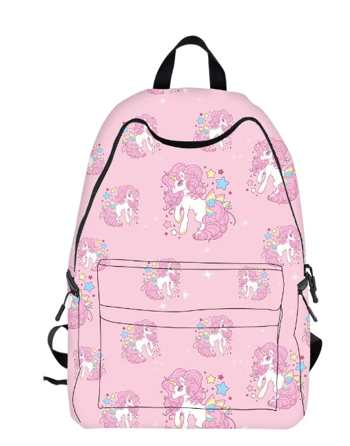 17 дюймов панда рюкзак для девочек-подростков ноутбук Mochila Feminina Unicorn студенческий школьный рюкзак женские дорожные сумки - Цвет: 007