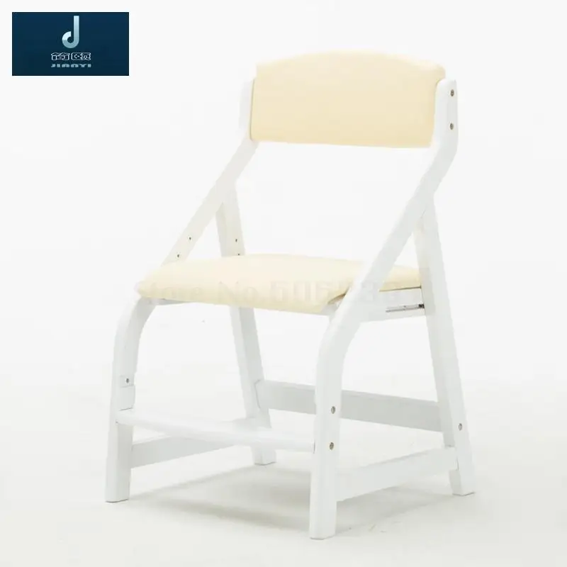 Детский обучающий стул может подтягивать студенческое кресло из цельного дерева коррекция осанки стул домашний стол спинка кресла Writ - Цвет: Same as picture 21