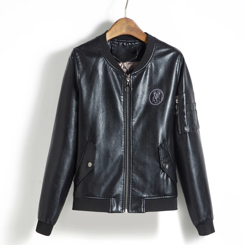 Women Genuine Sheepkin Leather Jacket Leather Jacket Women Real Leather Coat Plus Size Moto Jacket
