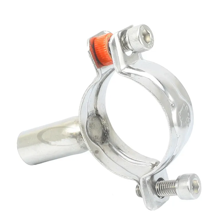

304 sanitary stainless steel grade bracket screwpipe bracket pipe fixed pipe pipe hanger bracket clamp support clip