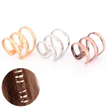 6 шт./лот для женщин и девочек, милые регулируемые бусины дредлок, трубчатое кольцо для косичек, заколки для волос, 3 цвета