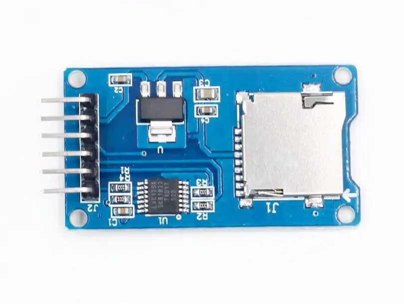 1 шт./лот модуль считывания карт Micro SD mini TF интерфейсы SPI с чипом преобразователя