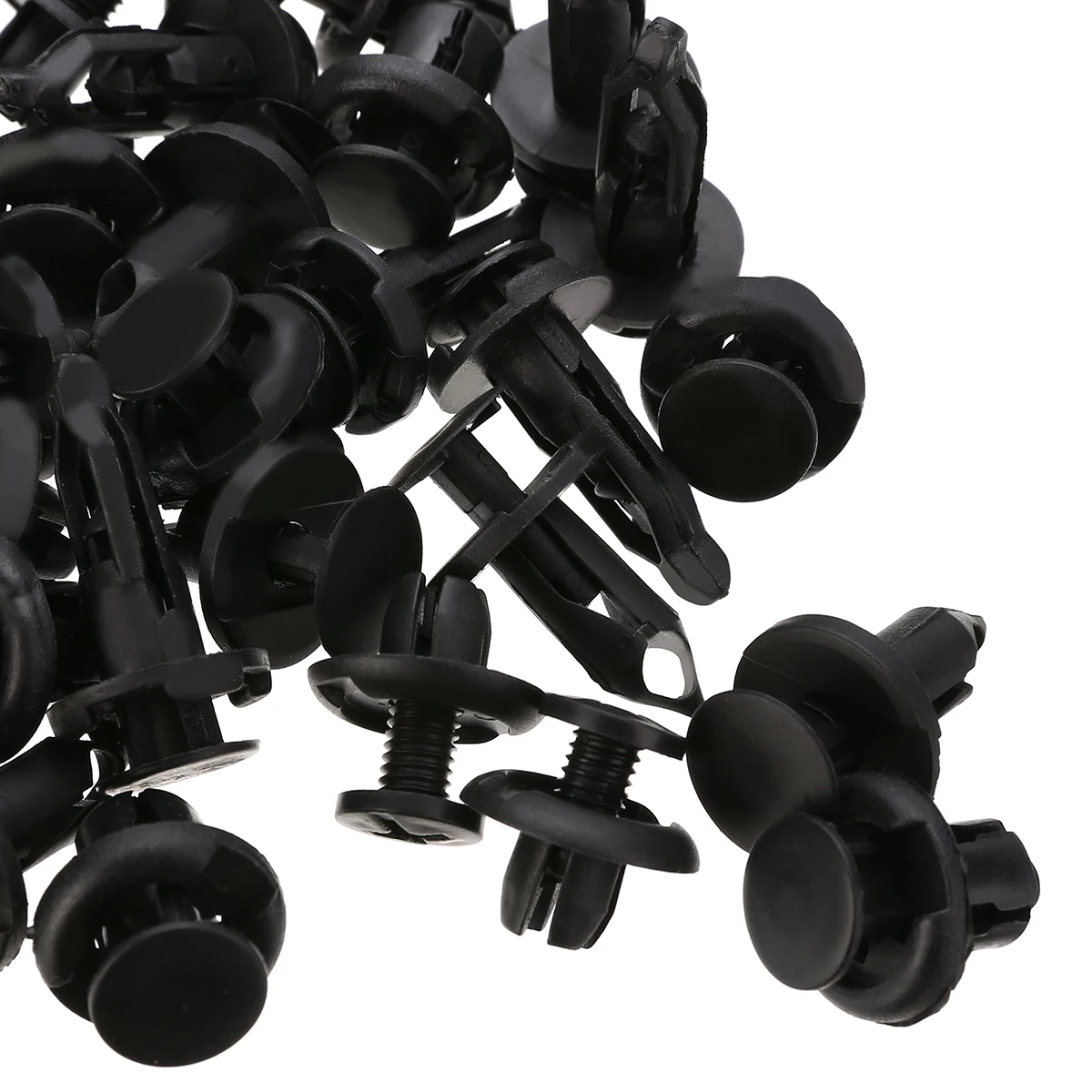 Universal 40x Car Mud Flaps Clip Plastic Car Push Pin Rivet Bumper Fender Retainer Fastener Mud Flaps Clip Kit