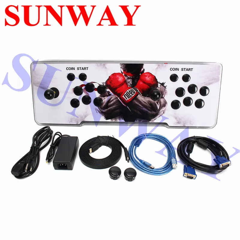 

2018 new design box 5S plus 1399 in 1 Home Arcade Game Console for TV Monitor Support HDMI VGA 999 in 1 family game console