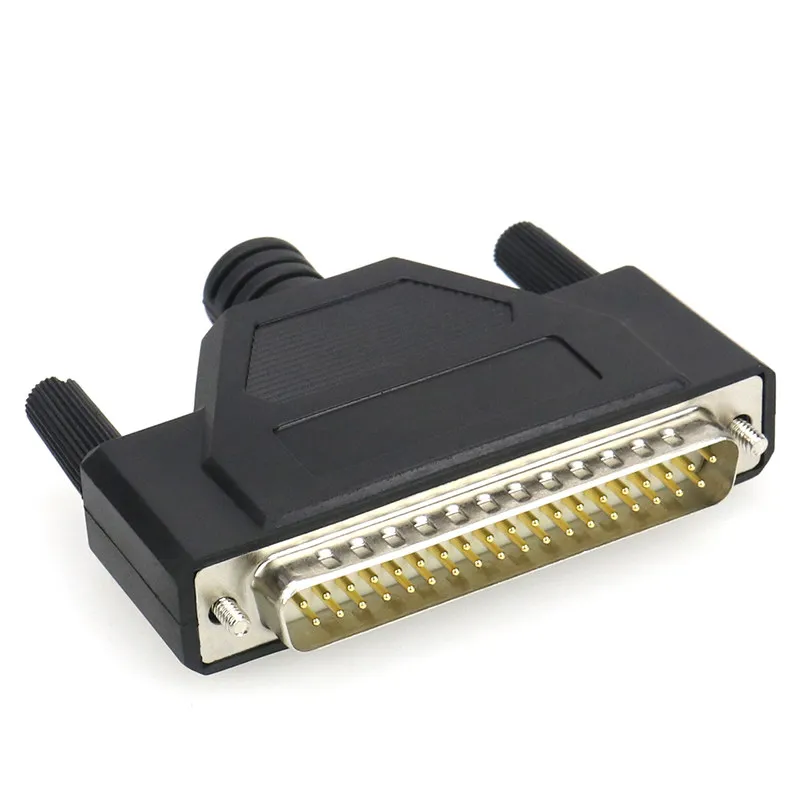 Для D-SUB DB37 Pin серийный Мужской Женский Разъем 37 Pin 2 Eow винил Пластик крышка Корпус адаптером крышки