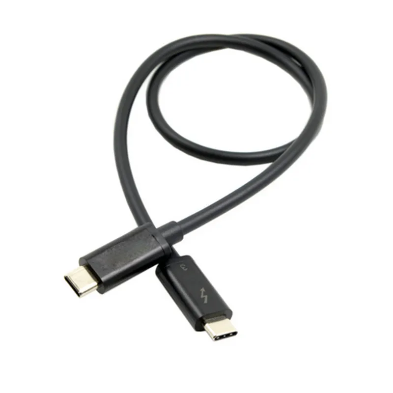 Thunderbolt 3 USB 3.1 USB C Male to Thunderbolt 3 Male 40Gbps Cable for
