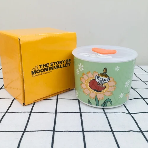 S 4INCH MOOMIN Little My Fresh миски для хранения банок мгновенные миски для лапши керамические Столовые приборы Ланч-боксы - Color: S 4INCH