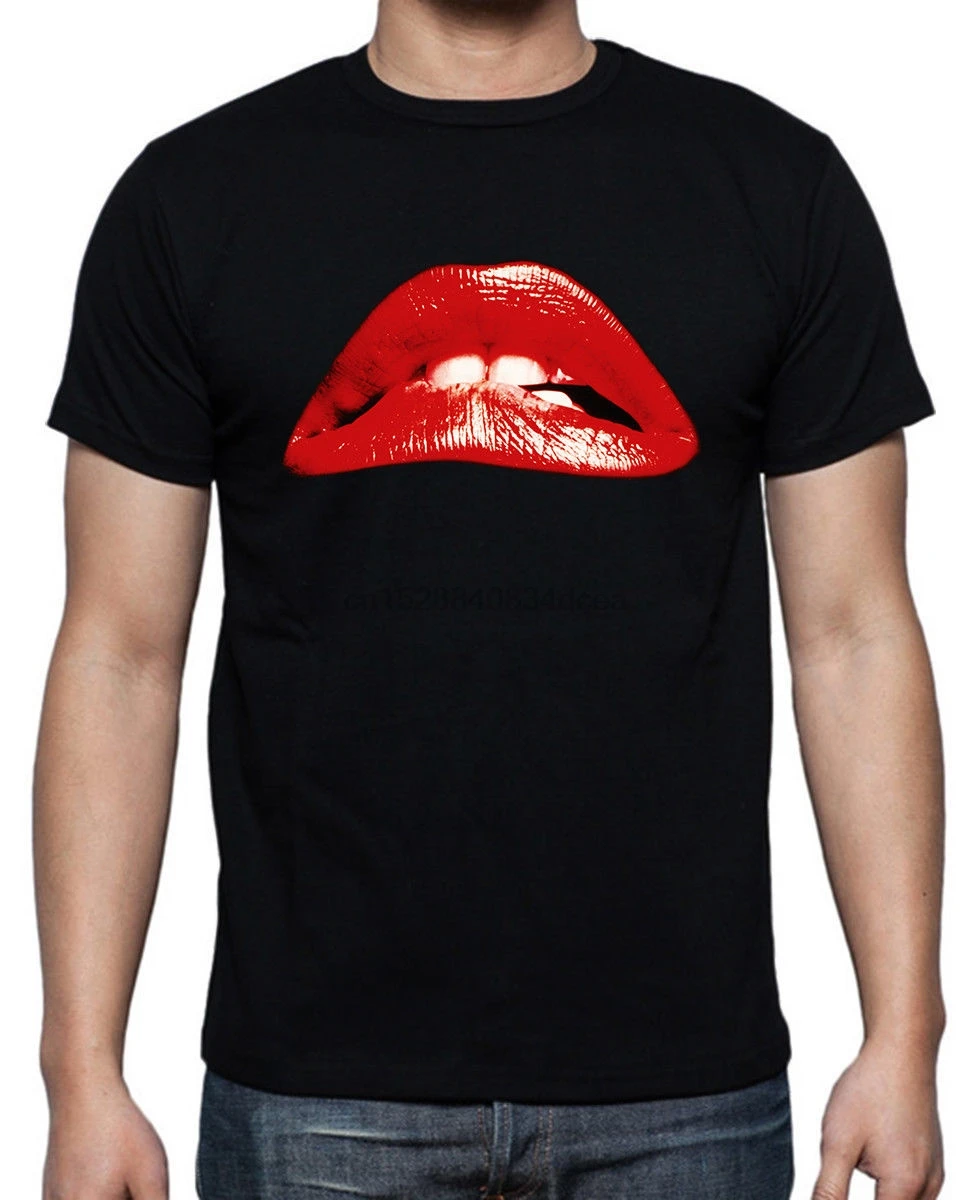

Rocky Horror Picture Show Movie Retro Black T Shirt Size M To 2Xl