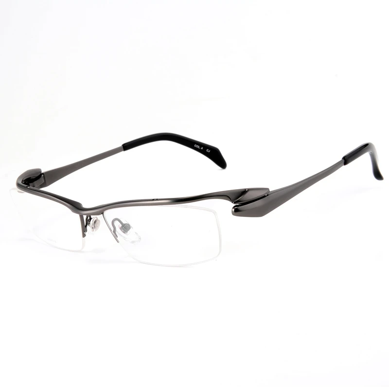 Высококачественная оправа для очков из чистого титана, мужские Оптические очки, оправа для очков, оправа для очков, дизайнерские обтекаемые browline очки