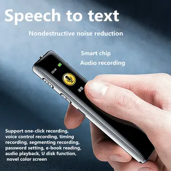 

Recorder Pen, JNN Q33 digital color screen hd noise reduction large capacity external Mp3 player dictaphone VAR/VOR recorder