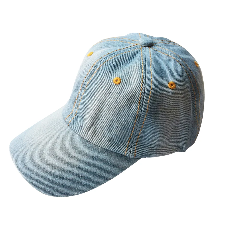 Шапка детская бейсболка детская летом кепка для мальчика деним кепка для девочки малыш шляпу - Цвет: light blue