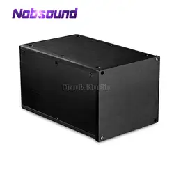 Nobsound черный Алюминий корпус усилителя шасси DIY случае W161 * H140 * D251 мм