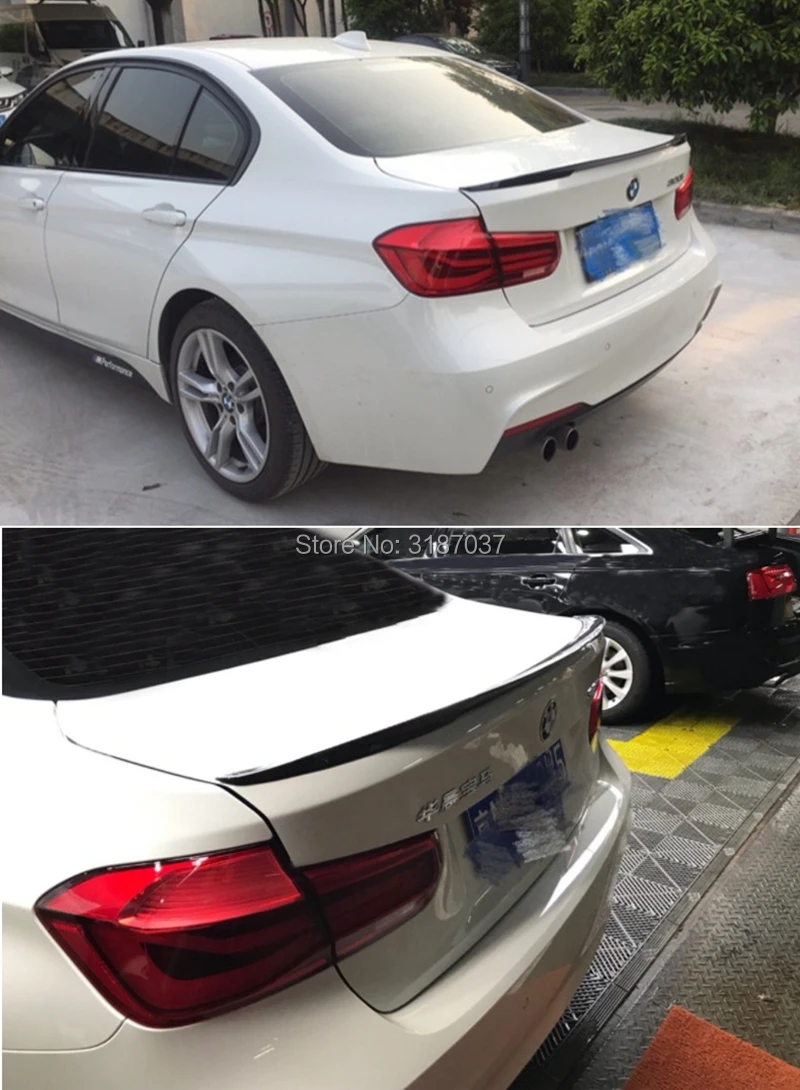 Для BMW F30 F35 M3 320i 320li 325li 328i Спойлер ABS пластик Неокрашенный задний спойлер крыло крышка багажника автомобиля Стайлинг