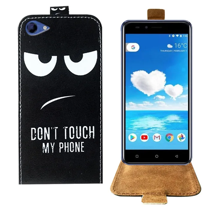 

Newest Printing PU Leather Flip Case For Koolnee Rainbow Case Back Cover 5.0" Cartoon Phone Case Protective Bags
