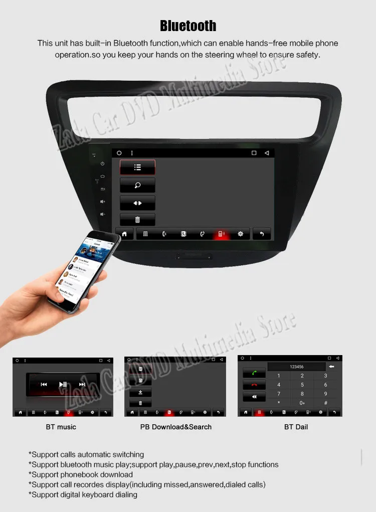 Clearance NaviTopia 9inch Octa Core Android 8.1 Car DVD Player For Chevrolet Lova RV 2015 Car Electronics GPS Navigation System 21