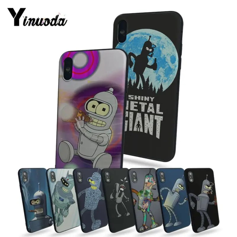 

Yinuoda Futurama Bender Lovely Hot Printed Cool Phone Accessories Case For iphone x xs xr 8 8plus 7 7plus 6 6plus 5 5s SE XSMAX