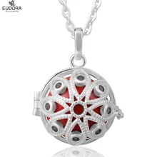 2016 Eudora Bola Colgante de Plata Bola de La Armonía Chime Bola Colgante de Collar de La Joyería Para Las Mujeres Embarazadas y Bebés