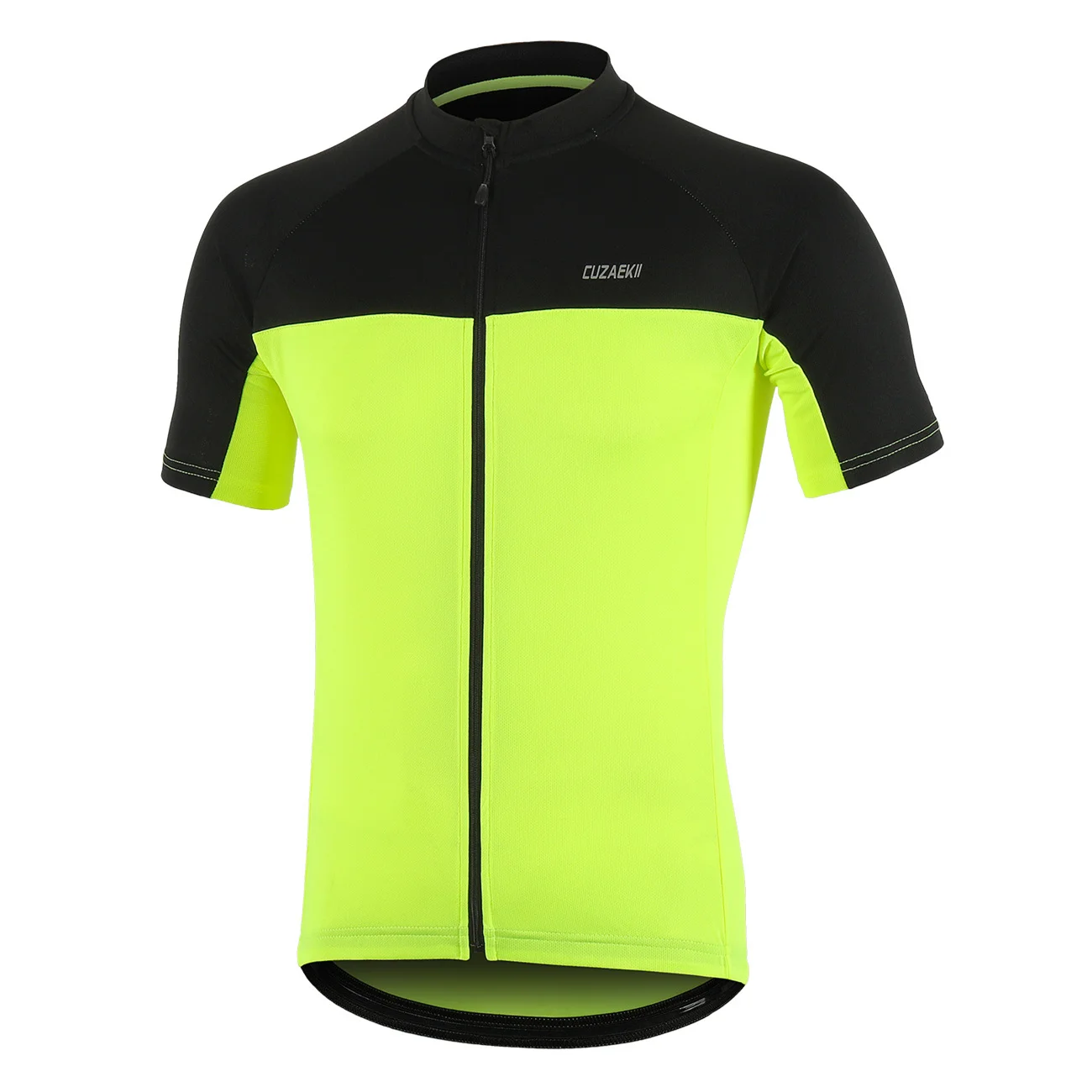 

Cuzaekii Men's Summer Cycling Jersey Racing MTB Downhill Bike Short Sleeve Quick Dry Sweatshirt Outdoor Sportswear Clothing