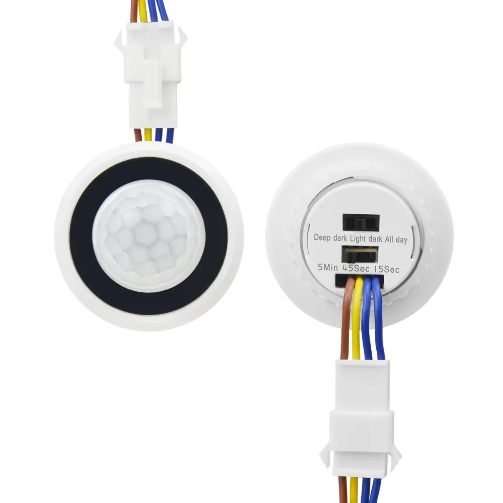 240 V et Lux réglable Interrupteur pour Lampes LED Blanc 360 ° Détecteur de Mouvement de Mouvement PIR commutateur Sk037 110 